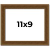 PosterPalooza | Photo Size Flat Gold Picture Frame - UV Acrylic, Foam Board Backing, Hanging Hardware - 2 of 4
