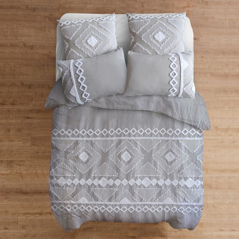 Harleson Grey - Comforter Set - Grey, Cream & White - Levtex Home, 5 of 7