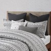 Gracie Mills Donny Farmhouse Geometric Striped Cotton Jacquard Duvet Set - King/California King - image 3 of 4