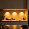 DORESshop 3-Pack White LED Under Cabinet Lighting for Kitchen, Motion Sensor Dimmable Under Counter Lights with Remote - 2 of 4