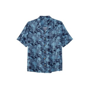 KingSize KS Island Printed Rayon Short-Sleeve Shirt - 1 of 4