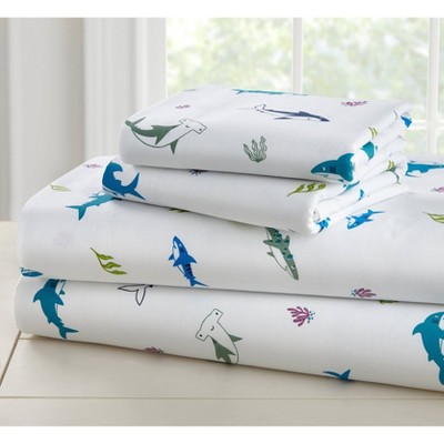 Twin Shark Attack 100% Cotton Sheet Set - WildKin