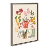 18" x 24" Sylvie 535 Garden Framed Canvas by Mia Charro Gray - Kate & Laurel All Things Decor - 2 of 4