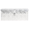 vidaXL Storage Box Silver 19.7"x5.9"x8.1" Aluminum - 2 of 4
