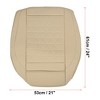 Unique Bargains Universal Front Car Seat Cushion Cover Protector Comfortable Pad PU Leather 2 Pcs - 2 of 3