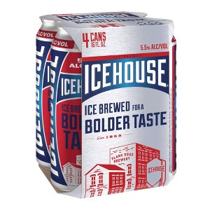 Icehouse Ice Lager Beer - 4pk/16 fl oz Cans - 1 of 2