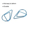 Unique Bargains Drop-Shaped Decorative Bookmark Metal Small Size Paper Clip 100 Pcs - 4 of 4