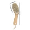 Unique Bargains Curved Handle Bath Brush for Shower 9.84" Length Brown 1 Pc - 4 of 4