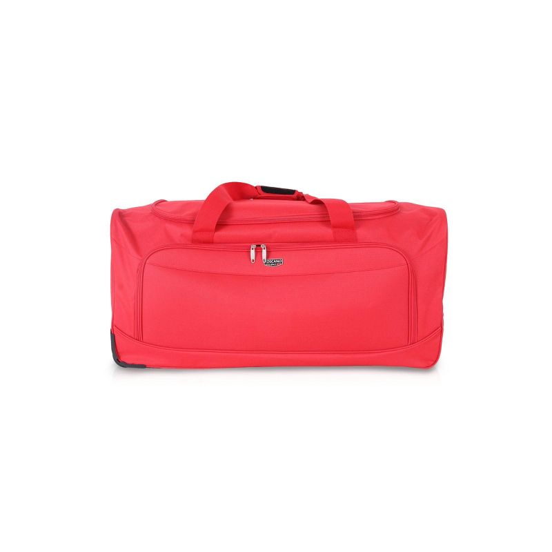 Toscano Italy by Tucci ROTOLO Rolling 32&#34; Duffel Bag - Red, 1 of 5