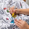 Stuffed Animal Storage Bean Bag Chair Cover for Kids' - Posh Creations - 2 of 4