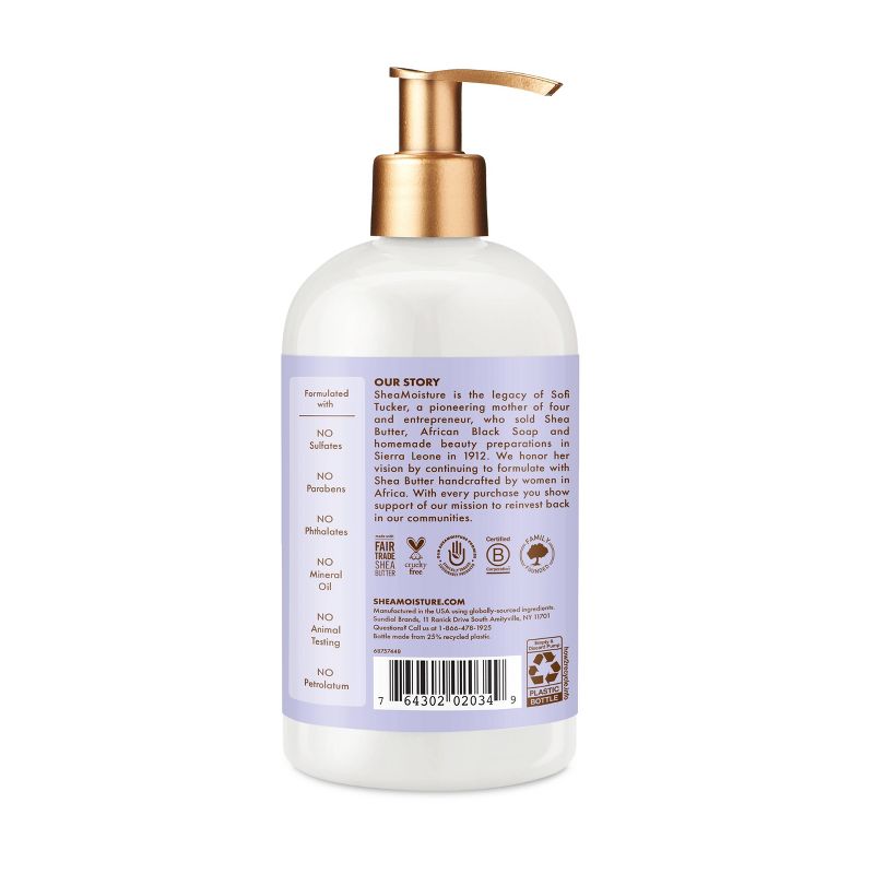 SheaMoisture Baby Manuka Honey &#38; Lavender Pump Nighttime Shampoo &#38; Bath Milk for Delicate Hair &#38; Skin - 13 fl oz, 4 of 12
