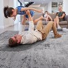 Airsurfer 5'x7' Gray Area Rug Contemporary Abstract Area Rug Floor Covering for Living Room Ambiance - 2 of 4