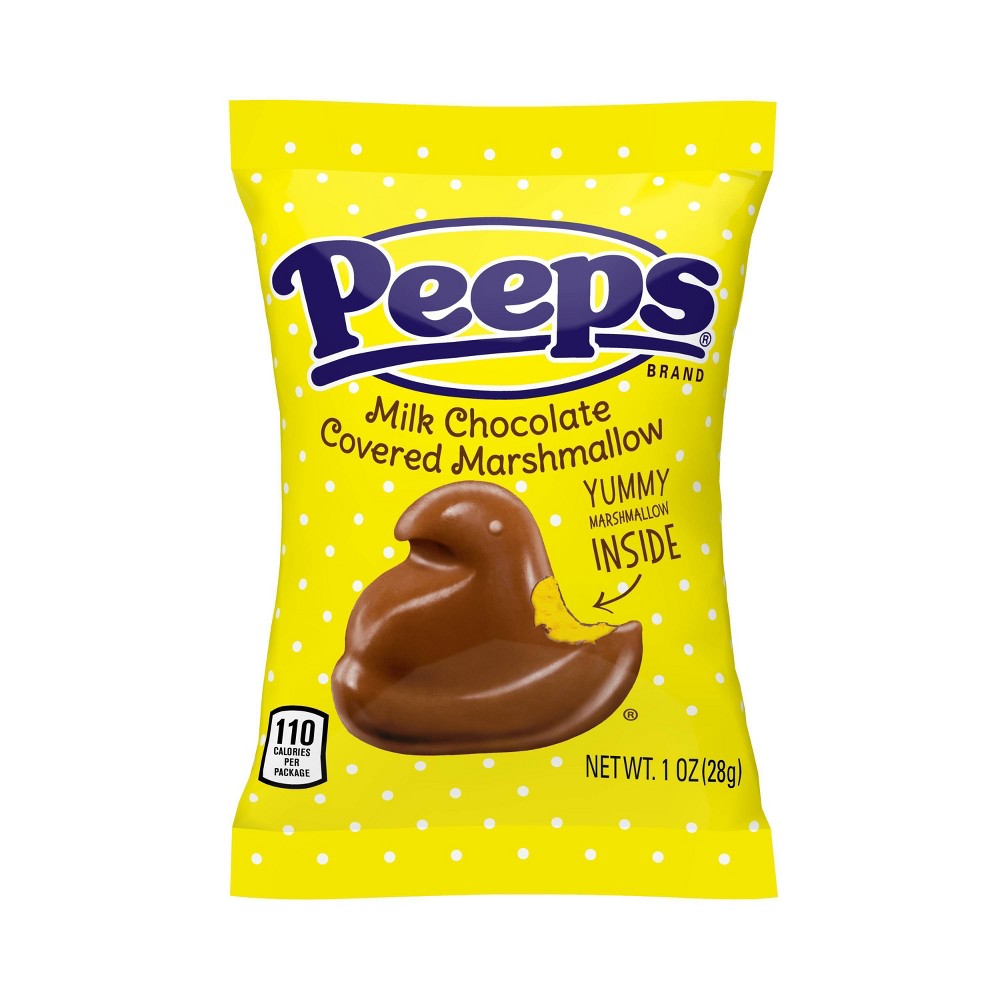 UPC 070970542459 product image for Peeps Easter Milk Chocolate Covered Marshmallow Chick - 1oz | upcitemdb.com