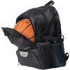 Generic National Soccer Bag - Backpack, Basketball & Football Includes Separate Cleat and Ball Holder (Black) - 4 of 4