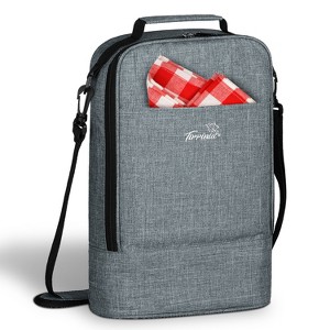 Tirrinia Insulated 2 Bottle Wine Gift Bag, Wine Lovers Must Haves - 1 of 4