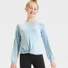 Girls' Modal French Terry Crewneck Sweatshirt - All In Motion™ - 3 of 3