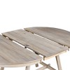 NicBex Dining Table Kitchen Table Farmhouse Extendable Round Dining Table for 4 for Kitchen and Dining Room - 4 of 4