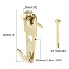 Unique Bargains Wall Mounted Rust Resistant Picture Hangers with Nails 10 Pcs - 2 of 3