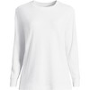 Lands' End Women's Long Sleeve Cotton Interlock Crew T-Shirt - 3 of 3