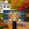 Sunflowers And Hydrangeas Fall Magnetic Mailbox Cover Floral Pumpkins Standard Briarwood Lane - 2 of 3
