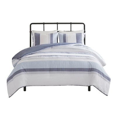 Gracie Mills Mcdaniel Refined Jacquard Elegance: 3-Piece Duvet Cover Set