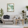 Stupell Industries Monstera Overlapping Leaf Sprigs Black Framed Floater Canvas Wall Art - 2 of 4