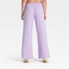Women's Mid-Rise Foldover Wide Leg Pants - JoyLab™ - 2 of 3