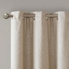 PAGED Printed Faux Silk Total Blackout Curtain Panel,2 PCS Window Curtain Panel with Grommet Top,Curtains for Bedroom,Living Room - 3 of 4