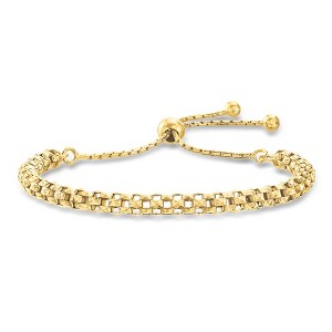 Ross-Simons Italian 18kt Yellow Gold Over Sterling Silver Mesh Bolo ...