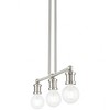 Livex Lighting Lansdale 3 - Light Chandelier in  Brushed Nickel - 2 of 4