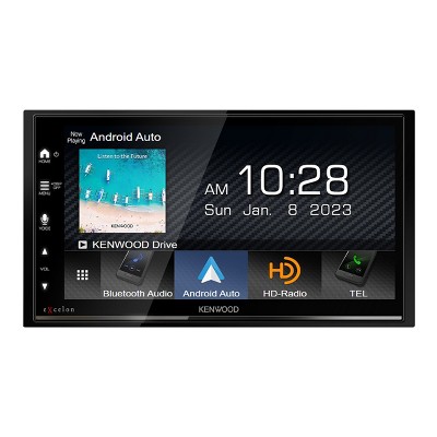 Kenwood DMX709S eXcelon 6.8" Digital Multimedia Bluetooth Touchscreen Receiver with Apple CarPlay,Andriod Auto, and HD Radio