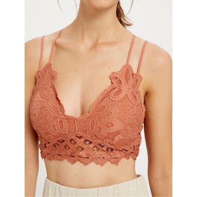 Women's Scalloped Latice Bralette - WISHLIST