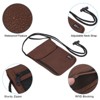Unique Bargains Waterproof Passport Holder Neck Wallet for Women Men - 4 of 4