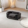 Pet Sofa,Luxury Dog Beds With Solid Wood Legs And Bent Wood Back,Dog Couch Bed,Affordable Dog Kennel,Unique Dog Beds-Cuddlewood - 3 of 4