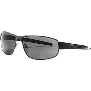 Coyote Eyewear BP-11 Polarized Bi-Focal Reading Sunglasses in Gun-Metal ; +1.50 - 1 of 1
