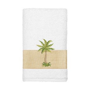 Linum Home Textiles 100% Turkish Cotton COLTON Embellished Towel Set - 1 of 3