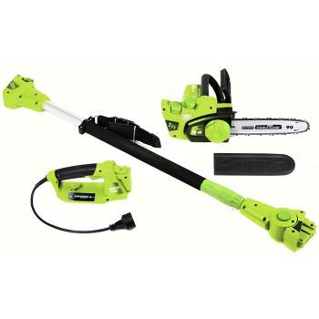 Earthwise CVPS43010 120V 7 Amp 10 in. Corded 2-IN-1 Pole Saw