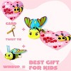 Joyfy 28 Pcs Valentines Wind-up Toy with Cards for Kids, Valentines Party Favors, Goody Bag Fillers, Classroom Exchange Gifts, Novelty Funny Gifts - 3 of 4