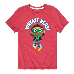 Boys' - Super Why - Whyatt Here Short Sleeve Graphic T-Shirt - 1 of 4