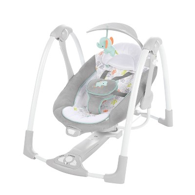 Ingenuity ConvertMe 2-in-1 Compact Portable Baby Swing 2 Infant Seat - Wimberly