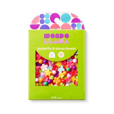 250ct Butterfly & Bloom Beads - Mondo Llama™ : Target