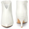 Perphy Women's Pointed Toe V Shape Stiletto Heel Ankle Booties - 2 of 4