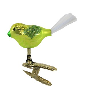 Inge Glas 1.5 Inch Mini Maestro Ornament Bird Clip-On Tree Ornaments - 1 of 3