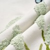 REGALWOVEN Cotton Boho Decorative Plant Embroidery Soft Square Throw Pillow Covers 18 x 18 Inch 2 Packs - 4 of 4