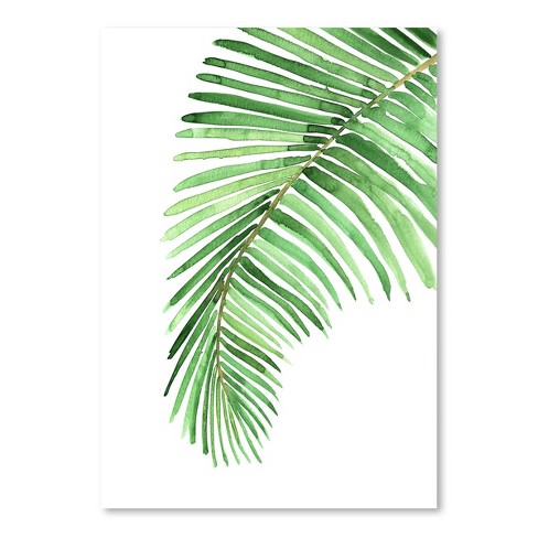 Tropical leaf print botanical print tropical decor minimalist leaves Art  Print