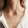 Dainty 14K Gold Plated Necklace - Delicate Pendant Choker for Women - 3 of 4