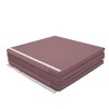 Factory Direct Partners SoftScape Two Texture Space Saver 4 Fold Toddler Activity Mat Mauve Kids' Soft Play Equipment - 3 of 4