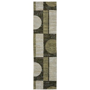 Oriental Weavers Strada STR05 Gold/ Green Indoor Area Rug - 2'3" x 8' - 1 of 4