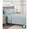 5-Star Luxury Sheet Set | 600 Thread Count 100% Cotton Sateen | Soft & Crisp Bed Sheets with Deep Pockets by California Design Den - 3 of 4