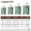 4 PCS Expanable Luggage Set with Compression Packing Cubes, Suitcase with TSA Lock and 360° Spinner Wheels, 16"+20"+24"+28" - ModernLuxe - 3 of 4